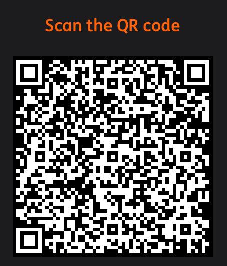 QR Code with link to payment request